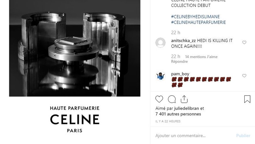 La maison Celine annonce une première collection de parfums sous la houlette de Hedi Slimane.