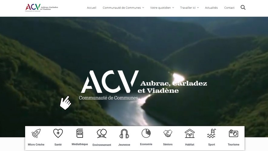Le site de la communauté de communes Aubrac Carladez Viadène est en ligne.