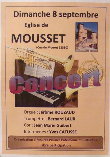 Concert à Mousset
