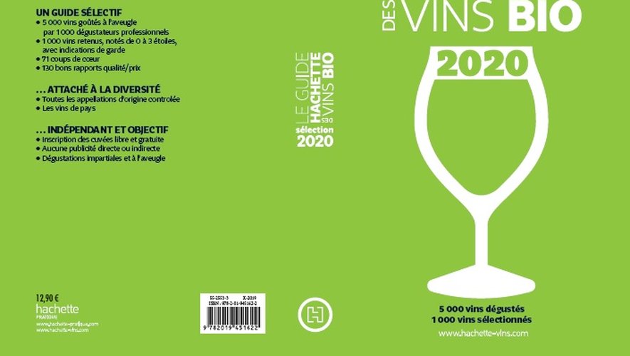 "Le Guide Hachette des vins bio 2020", Hachette Pratique, 19,95 euros, parution le 23 octobre