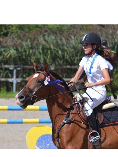 Chloé Edmond, vice championne C3 Sologn’Pony 2019
