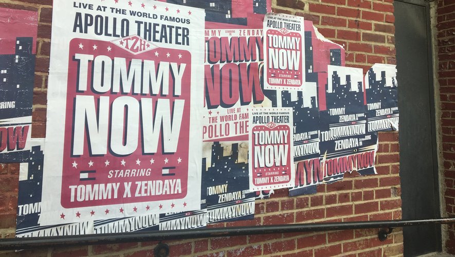 Tommy Hilfiger a présenté son défilé TommyNow à l'Apollo Theater à Harlem.