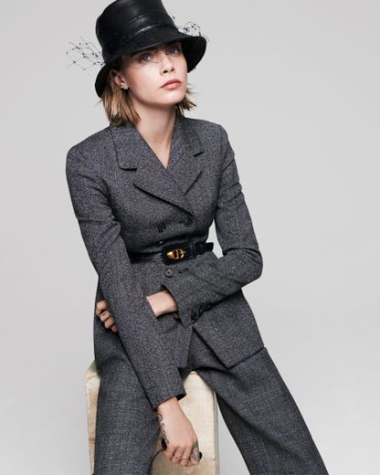 La collection automne-hiver 2019 de Dior s'inspire des Teddy Girls, symboles de la contre-culture anglaise des années 1950.