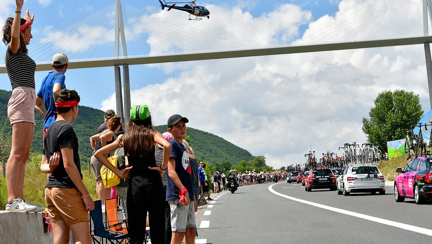 Les Millavois pourront revoir les coureurs du Tour de France l'an prochain.