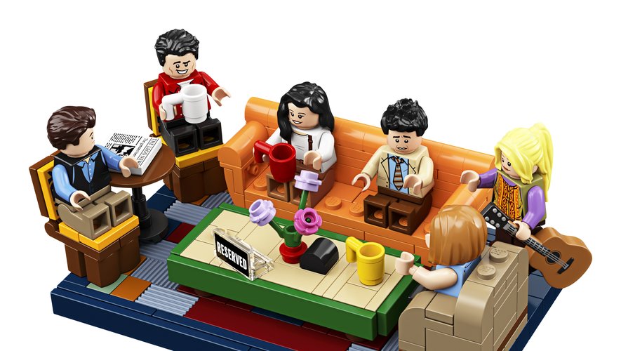 Lego a créé les figurines de Ross, Rachel, Monica, Phoebe, Joey et Chandler à l'occasion du 25e anniversaire de Friends