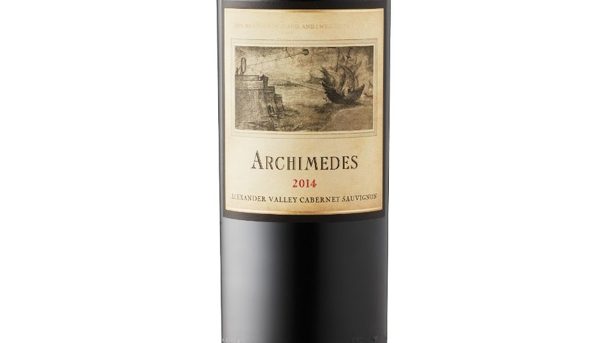 Une bouteille d'Archimedes de Francis Ford Coppola Winery