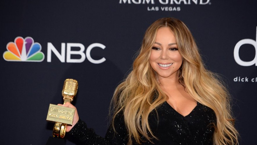 La chanteuse américaine Mariah Carey aux prix Icon Award au MGM Grand Garden Arena le 1er mai 2019 à Las Vegas, Nevada
