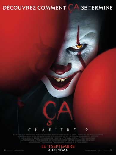 "Ça : Chapitre 2", le film de Andy Muschietti avec Bill Skarsgård, James McAvoy et Jessica Chastain a fait trembler 635.000 spectateurs dans 600 salles, moins que le premier opus sorti en 2017.