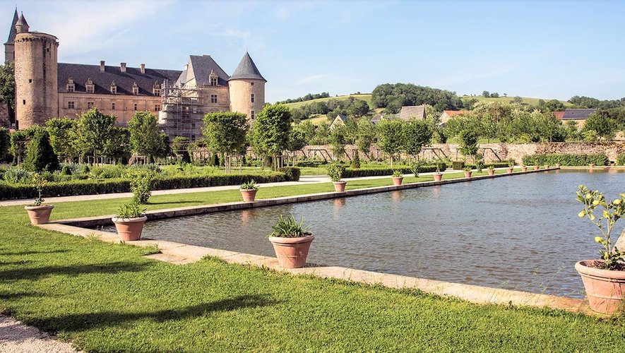 Le château Renaissance et son jardinà la française : à voir ce week-end.