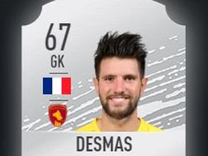 Arthur Desmas, un des joueurs les mieux notés du Raf dans le jeu d'Electronic Arts (EA) Sports