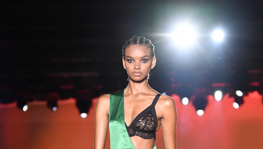 Etam a dévoilé ses nouvelles créations au stade Roland-Garros en pleine Fashion Week de Paris. Le 24 septembre 2019.