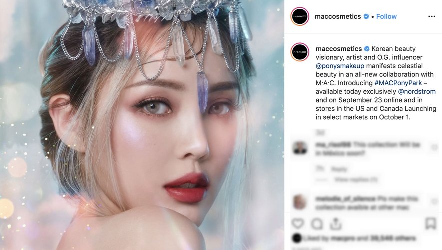 MAC Cosmetics Instagram 2019