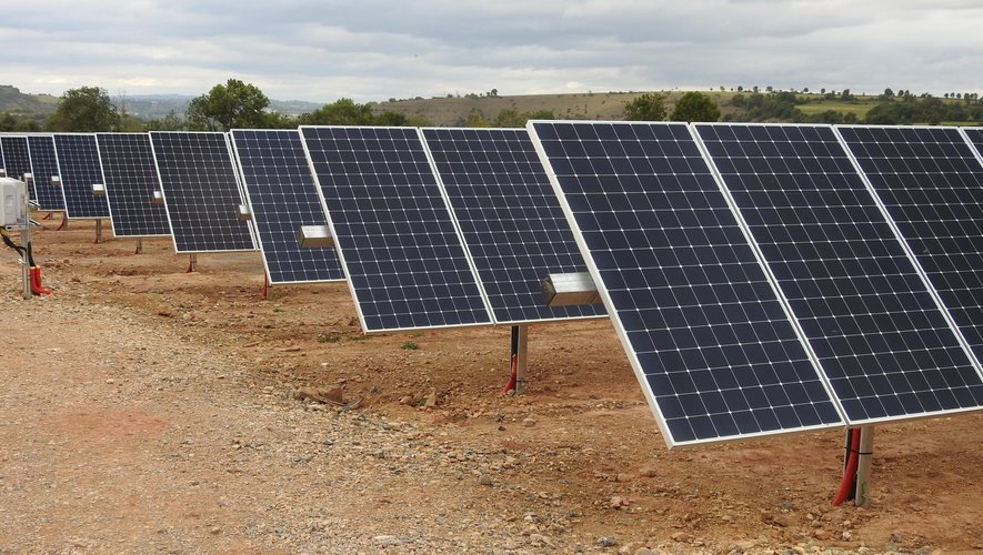 Les panneaux photovoltaïques occupent une surface de 2,3 hectares.