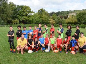 Les petits rugbymen préparent leur nouvelle saison