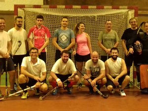 La pratique du hockey est avant tout un plaisir pour tous.