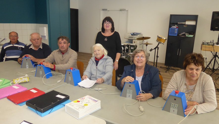 Les participants à la dernière séance, salle « Terre des hommes »à l’espace Antoine-de-Saint-Exupéry.