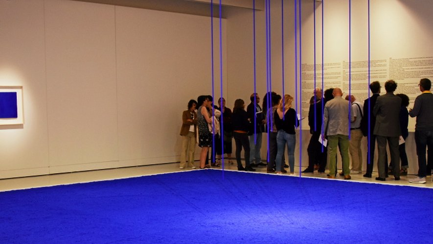 L’expo Yves Klein arrive à sa fin.
