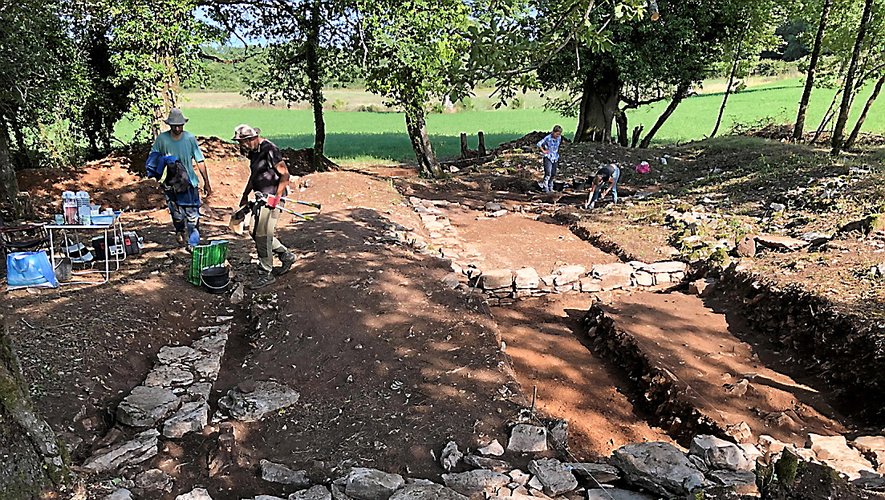 Les résultats de fouilles de 2018 et les premiers de 2019, à Cadayrac (ci-dessus) ou à Calmont- d’Olt par exemple, seront dévoilés samedi.
