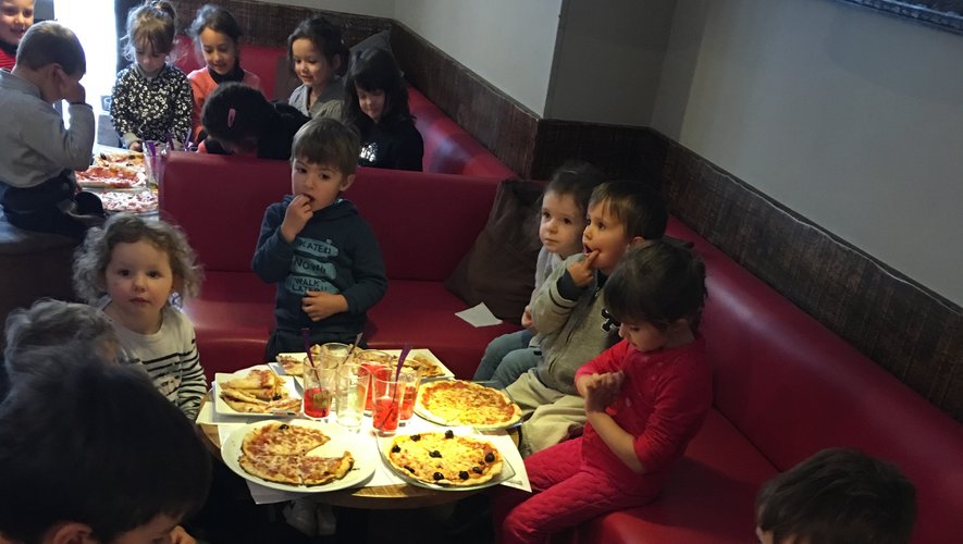 Les enfants ont dégusté les pizzas qu’ils ont eux-mêmes préparées.