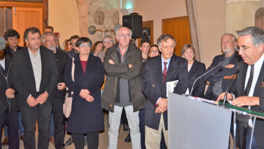Jean-François Galliard a salué, entre autres qualités, celle « d’honnête homme » de Jean-Delmas, devant plus d’une centaine de personnes invitées à cette cérémonie d’anniversaire des 40 ans du musée.