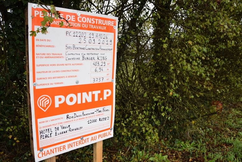 Le permis de construire déposé, Burger King n'a jamais été aussi proche de Rodez !