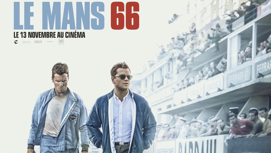 "Le Mans 66" avec Matt Damon et Christian Bale sort mercredi au cinéma