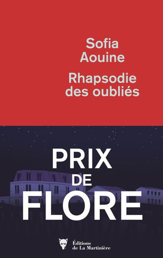 La primo-romancière Sofia Aouine a reçu mardi le prix de Flore pour "Rhapsodie des oubliés"