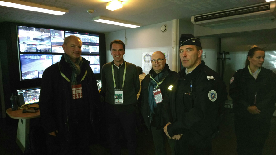 Une délégation s'est rendue au Stadium de Toulouse pour superviser le dispositif de sécurité.