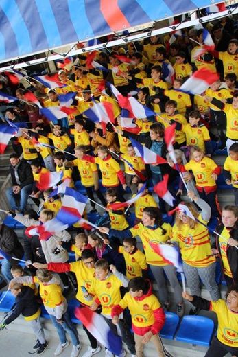 Le jaune était à l’honneur au stade  Marcel-Michelin.