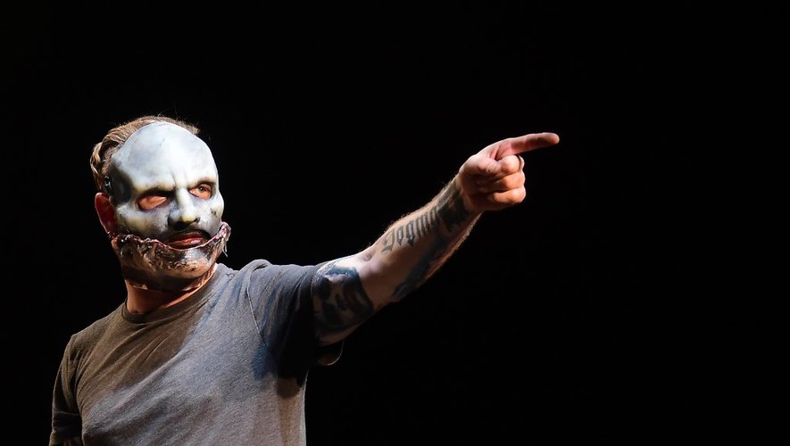 Corey Taylor de Slipknot sur scène le 12 mai 2016 à Los Angeles