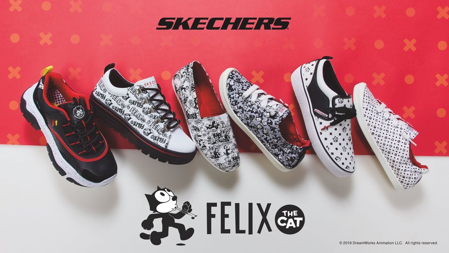 La nouvelle collection pour femmes "Skechers x Felix the Cat" sortira fin novembre
