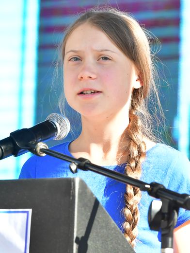 La jeune militante écologiste suédoise Greta Thunberg