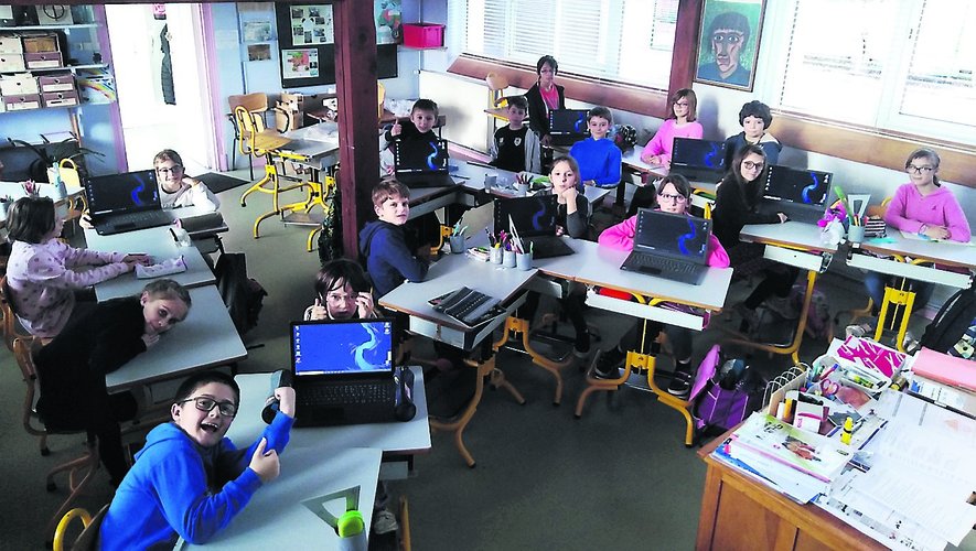 L’école de Saint-Julien-de-Piganiol se dote d’ordinateurs portables