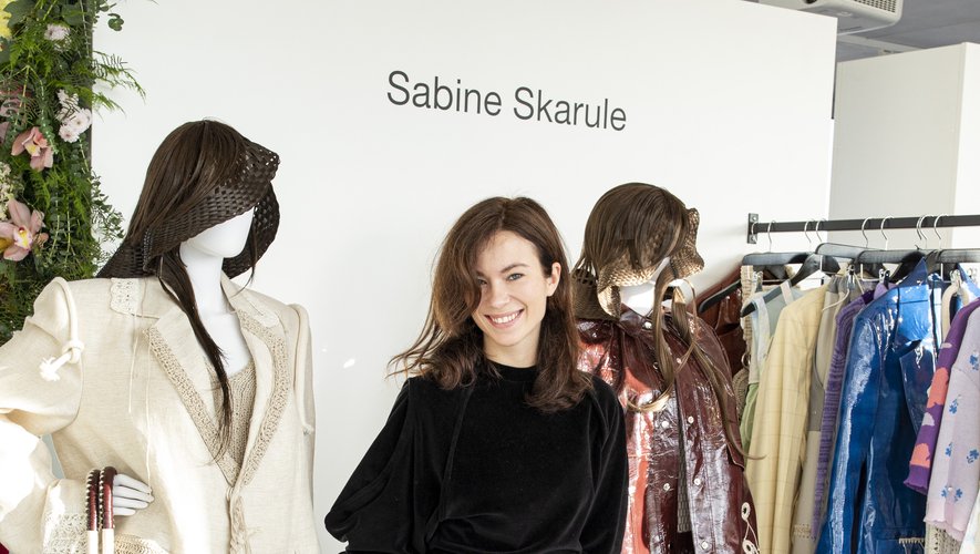 Sabine Skarule, lauréate des prix du design H&M 2020 à Berlin, le 28 novembre 2019