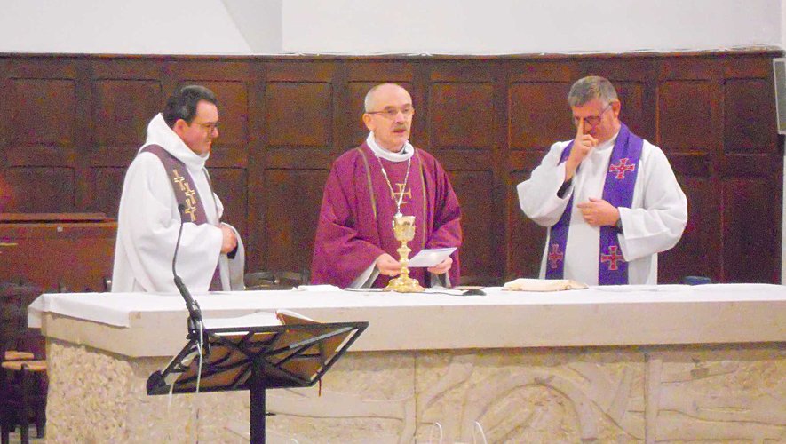 L’évêque Fonlupt a célébré la messe