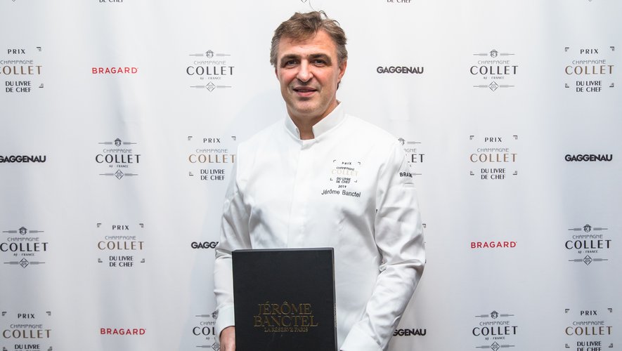 Le livre de Jérôme Banctel, "La Réserve Paris", a remporté le prix du livre de Chef Champagne Collet 2019