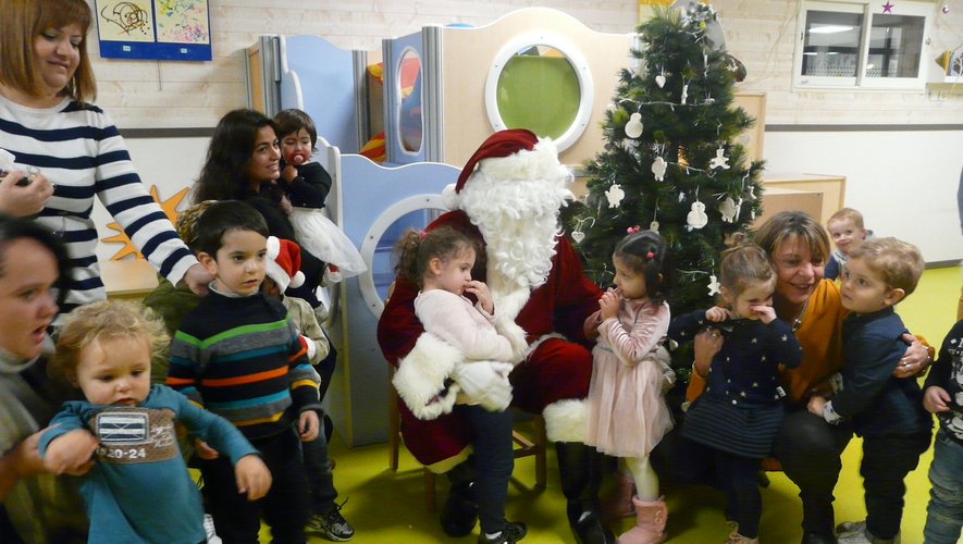 Le père Noël est passé au jardin d’enfants !