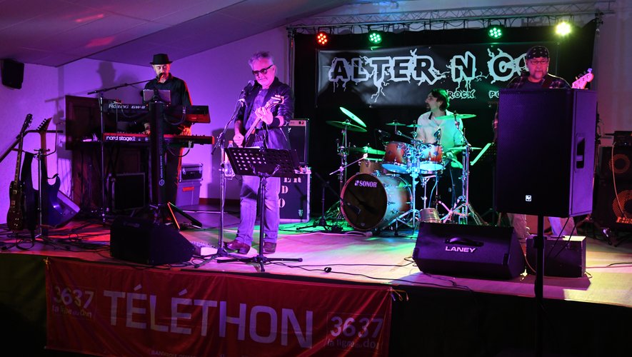 Le groupe de rock Alter’N’Co a rythmé la soirée.