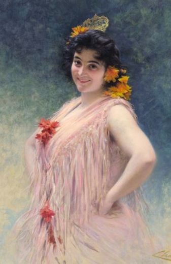Emma Calvé née en 1858 à Decazeville.
