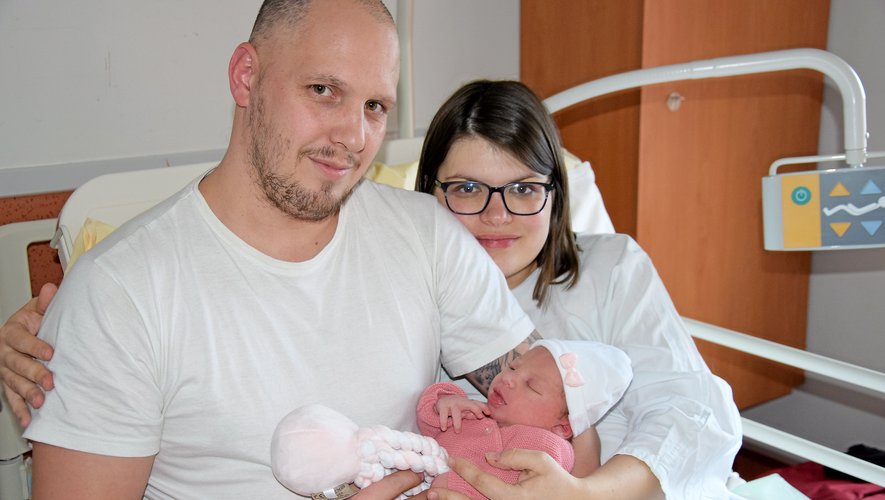 Alice, premier bébé de 2020, née le matin du 1er janvier.