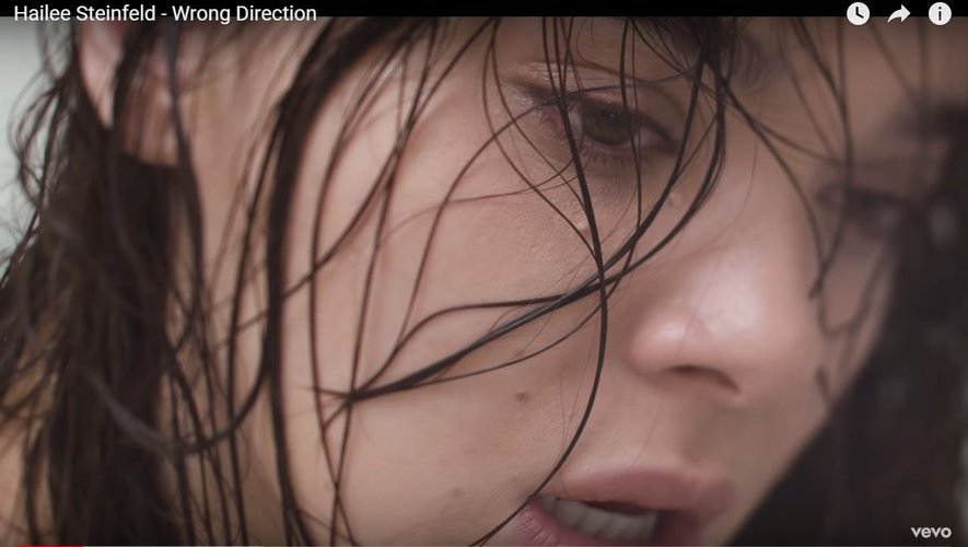 CAPTURE: Hailee Steinfeld - Wrong Direction on youtube