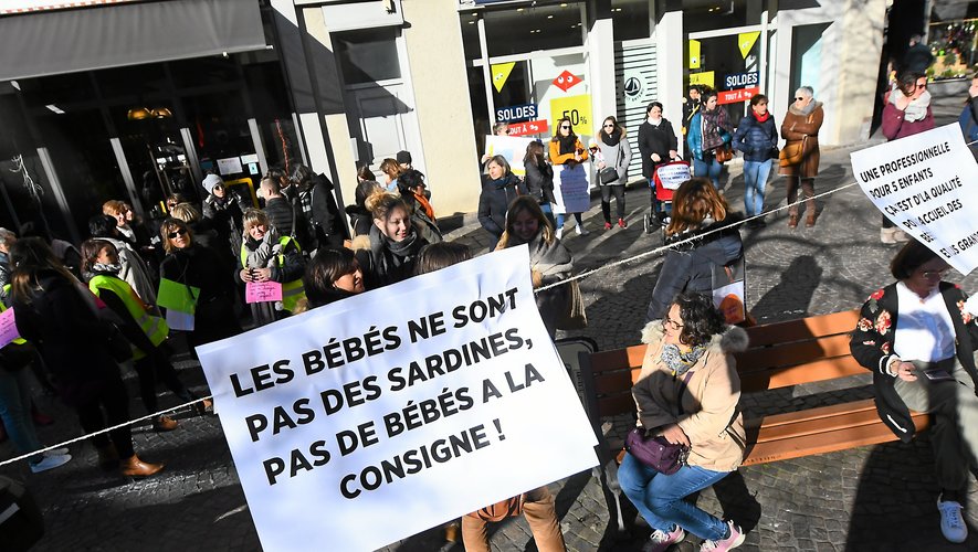 Les professionnels de la petite enfance refusent le changement des conditions d'accueil des bébés.