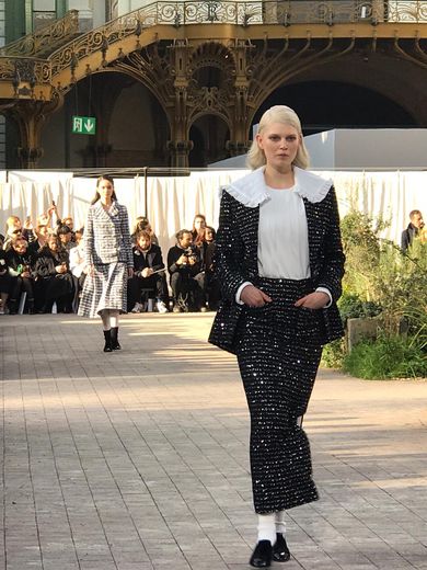 Le défilé Chanel haute couture printemps-été 2020 à Paris.