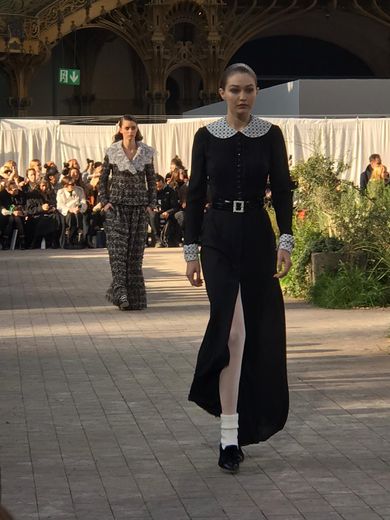 Le défilé Chanel haute couture printemps-été 2020 à Paris.