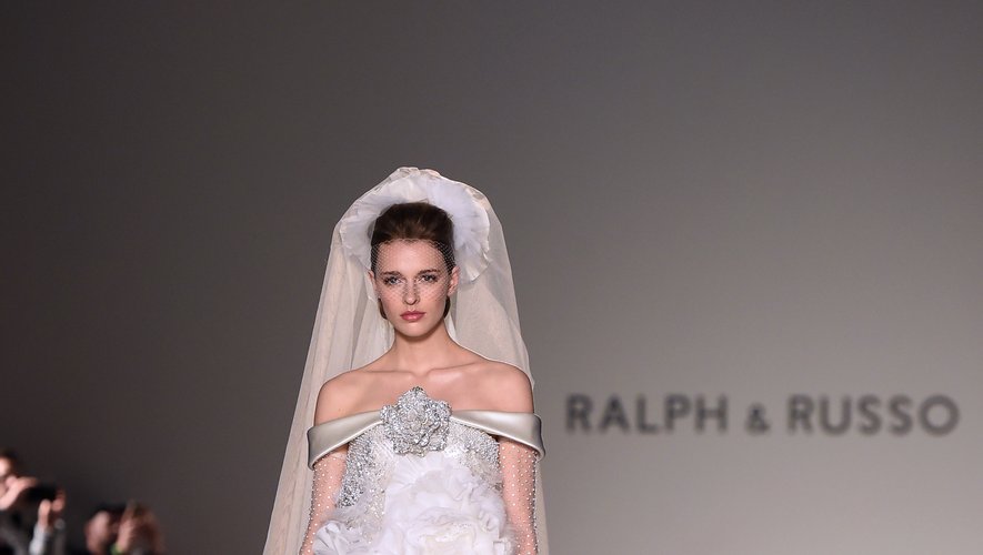 La mariée de Ralph & Russo. Paris, le 20 janvier 2020.