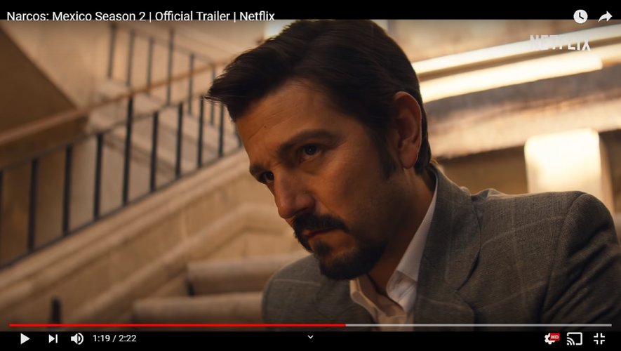 Diego Luna incarne le baron de la drogue Felix Gallardo depuis la première saison de "Narcos: Mexico" lancée en 2018 sur Netflix.