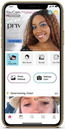 YouCam Apps et PRIV s'associent pour que les amateurs de maquillage puissent tester virtuellement les tendances 2020.