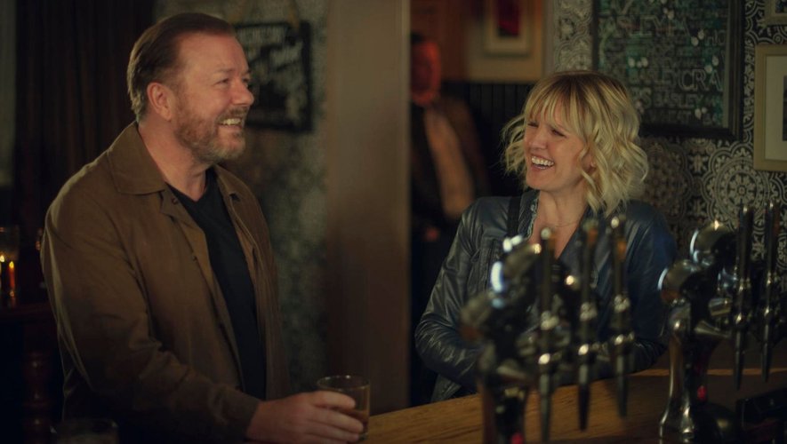 Ricky Gervais joue dans la série "After Life" diffusée sur Netflix depuis 2019.