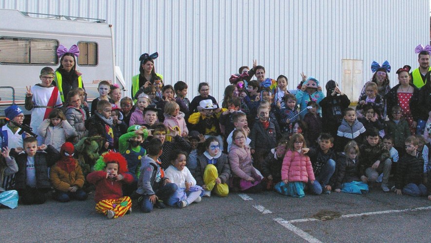 Plus de 70 enfants ont célébré Carnaval.