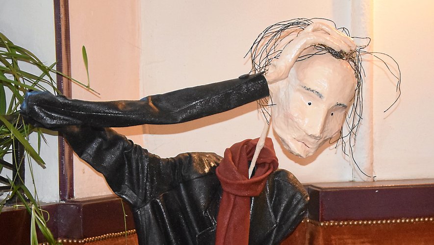 La sculpture d’Antonin Artaud veillera sur l’exposition de la chapelle Paraire.